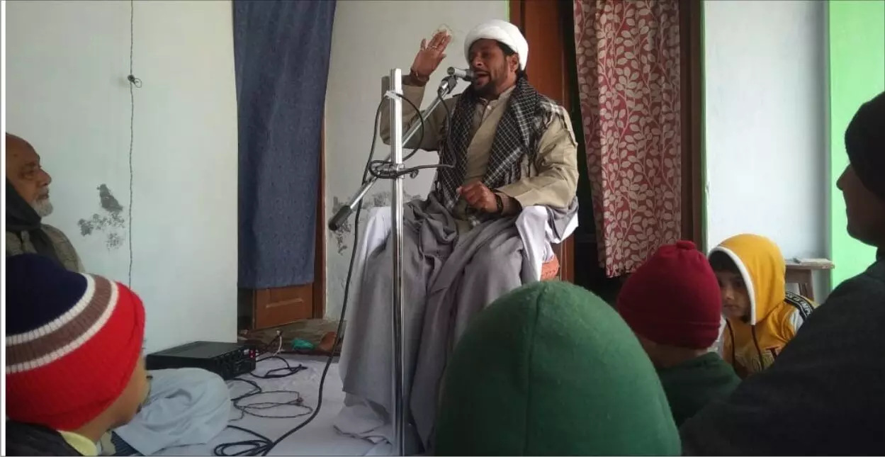 मजलिस का किया गया आयोजन मजलिस का किया गया आयोजन