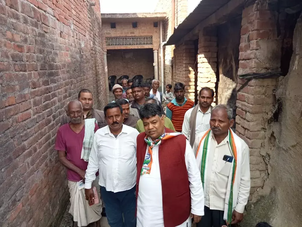 कांग्रेस प्रत्याशी ने किया व्यापक जनसंपर्क जनता को दिलाया भरोसा
