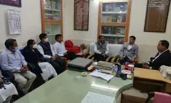 लंबित मामलों के निस्तारण हेतु राष्ट्रीय लोक अदालत की बैठक