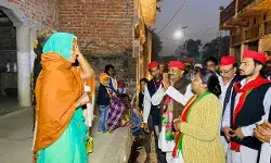 सपा प्रत्याशी ने किया व्यापक जनसंपर्क