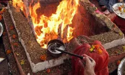 भाजपा की जीत के लिए मानस पाठ व हवन ------