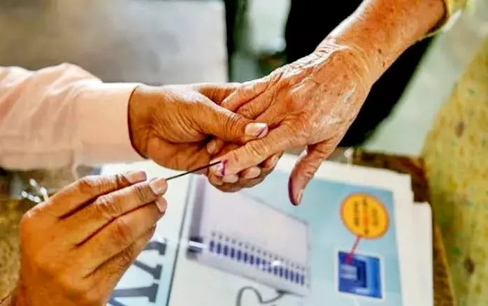 नगराम इलाके मे विधान सभा चुनाव शांति पूर्ण संपन्न