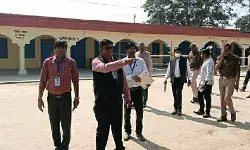 जिला निर्वाचन अधिकारी ने मतगणना केंद्र का किया निरीक्षण