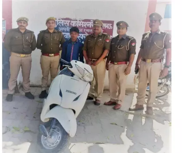 वांछित अपराधियों को पुलिस ने किया गिरफ्तार