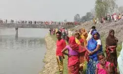 संदिग्ध परिस्थितियों में महिला नहर में डूबी, बालक सुरक्षित