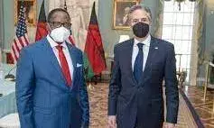 Secretary Blinkens Meeting with Malawian President Chakwera