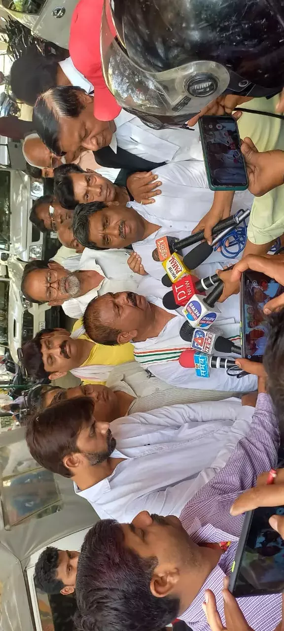 भारतीय दलित पैंथर द्वारा राजस्थान में हुई घटनाओं के विरोध में जिलाधिकारी के माध्यम से माननीय