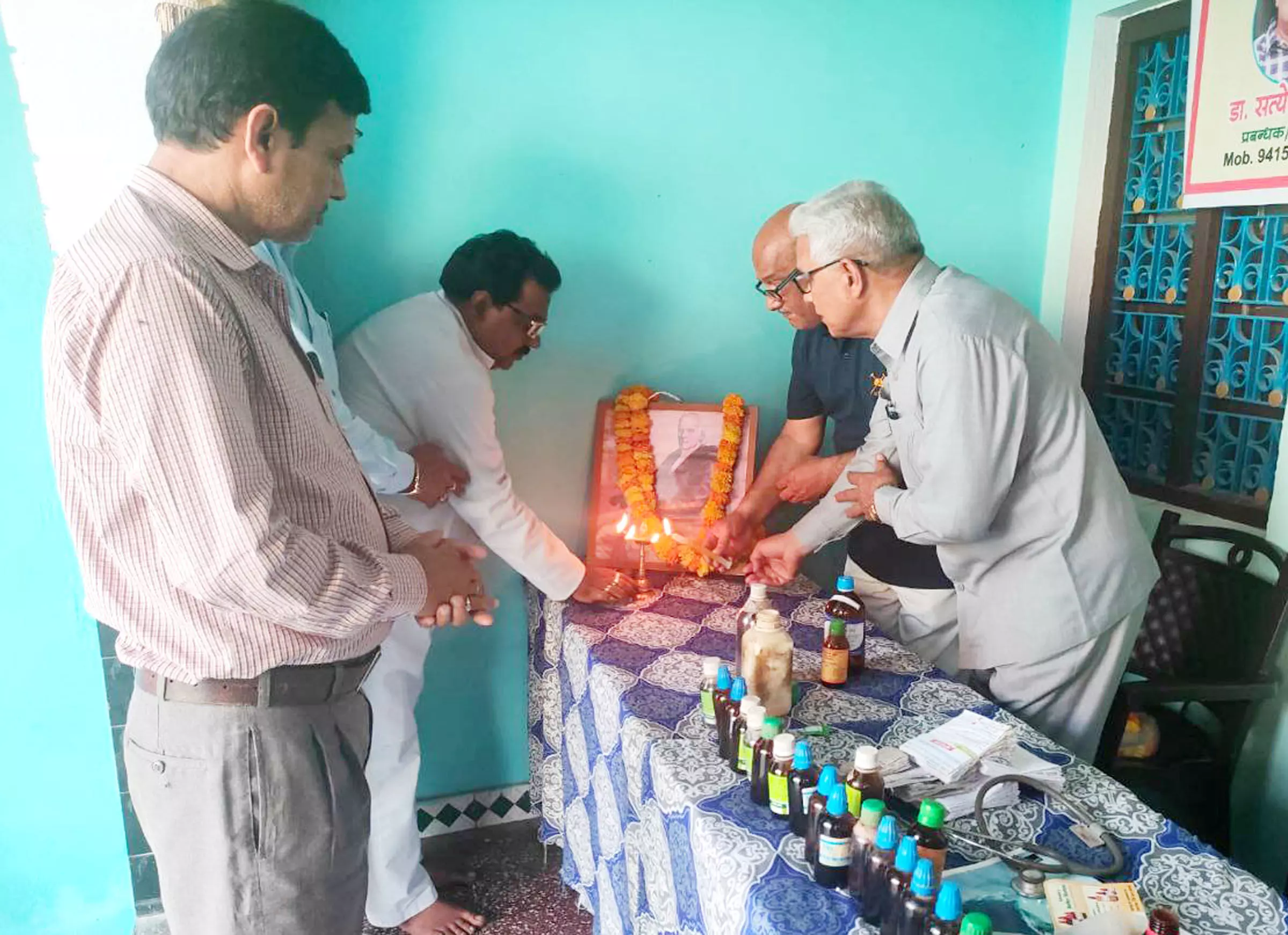 निःशुल्क होमियोपैथिक चिकित्सा शिविर का किया गया आयोजन