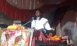 सात दिवसीय श्रीमद् भागवत कथा में सुनाई गई कृष्ण जन्म की कथा सात दिवसीय श्रीमद् भागवत कथा में सुनाई गई कृष्ण जन्म की कथा