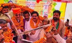 भारतीय किसान यूनियन ने सरोजनी नगर विधायक राजेश्वर सिंह का जोरदार स्वागत किया