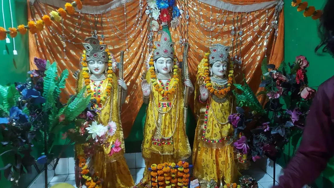 ठाकुरद्वारा मंदिर में धूमधाम से मना रामजन्मोत्सव,भंडारे का हुआ आयोजन