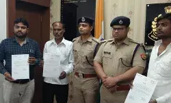 डीसीपी पूर्वी ने किया तीन बहादुर ग्रामीणों को सम्मानित