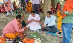 ब्लाक प्रमुख ने किया अमृतसरोवर का उद्घाटन ब्लाक प्रमुख ने किया अमृतसरोवर का उद्घाटन