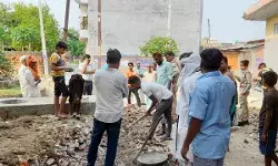 खुदाई के नाम पर खानापूर्ति का आरोप