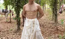 रोहित चंदेल ने सेट पर बनाया अस्थायी जिम