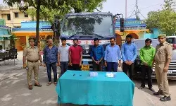 पचासी सौ लीटर एटीएफ अवैध ज्वलनशील पदार्थ बरामद किया