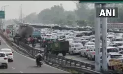 दिल्ली-गुरुग्राम एक्सप्रेसवे पर भारी जाम ,आम आदमी परेशान