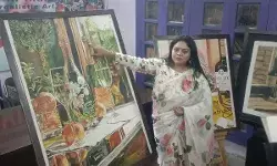 फोटोग्राफ जैसी दिखती है हाईपर रियलस्टिक वाइन पेटिंग