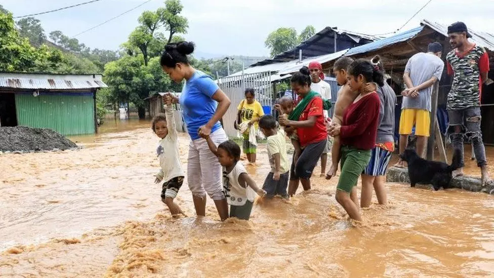 India helping  in 7 municipalities of Timor-Leste 880 households affected by flood
