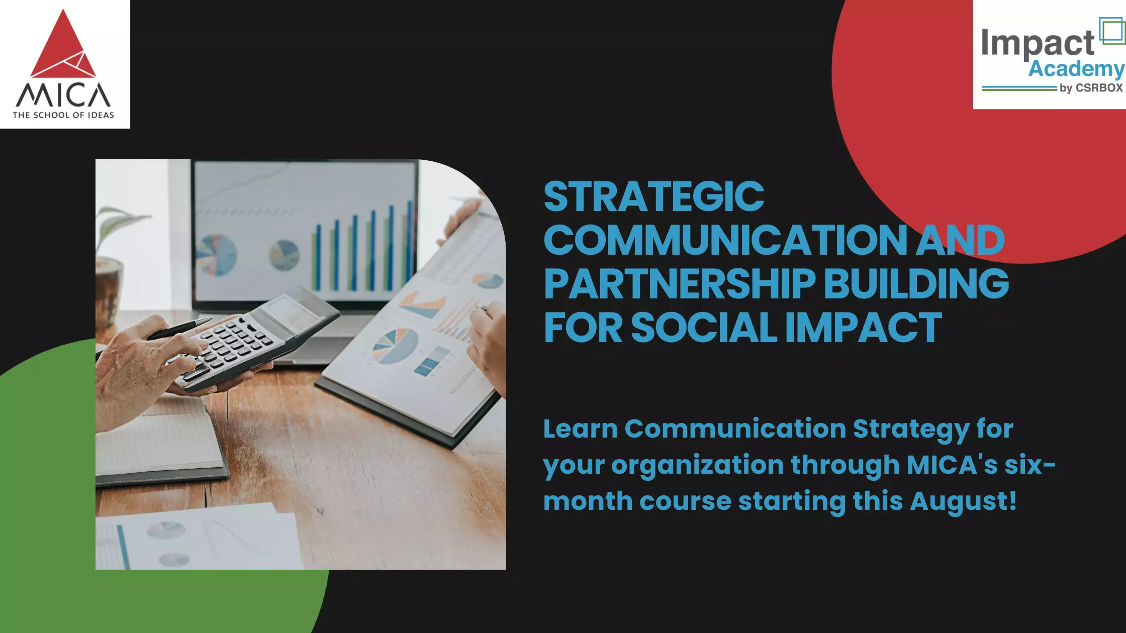 Register for Strategic Communication and Partnership Building for Social Impact by MICA