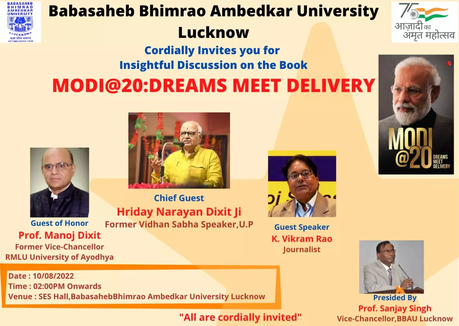A Discussion on the topic Modi@20: Dreams Meet Delivery. A Discussion on the topic Modi@20: Dreams Meet Delivery.