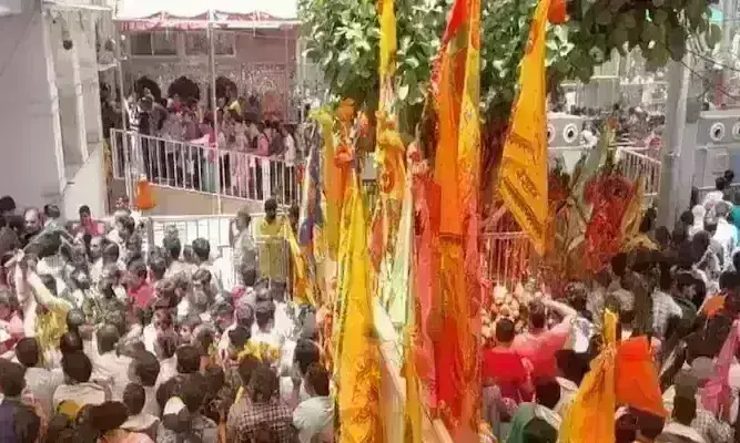 राजस्थान के प्रसिद्ध खाटू श्याम मंदिर में भगदड़ के कारण तीन लोगों की मौत कई घायल