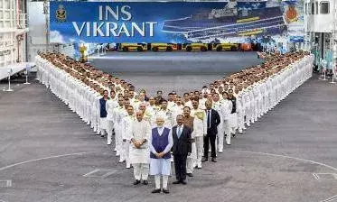 INS विक्रांत पर हो रहा ये आयोजन विश्व क्षितिज पर भारत के बुलंद होते हौसलों की हुंकार है: PM @narendramodi