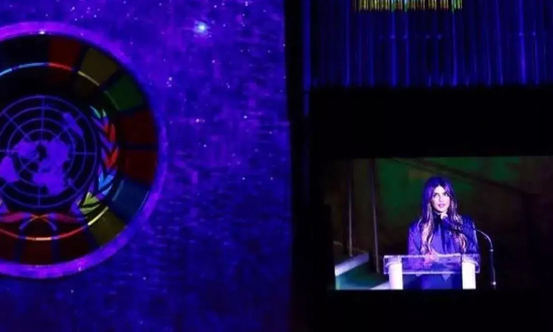 Priyanka Chopra gives empowering speech at UN General Assembly