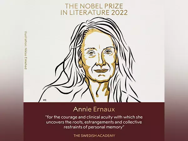 2022 Nobel Prize in Literature given to French author Annie Ernaux