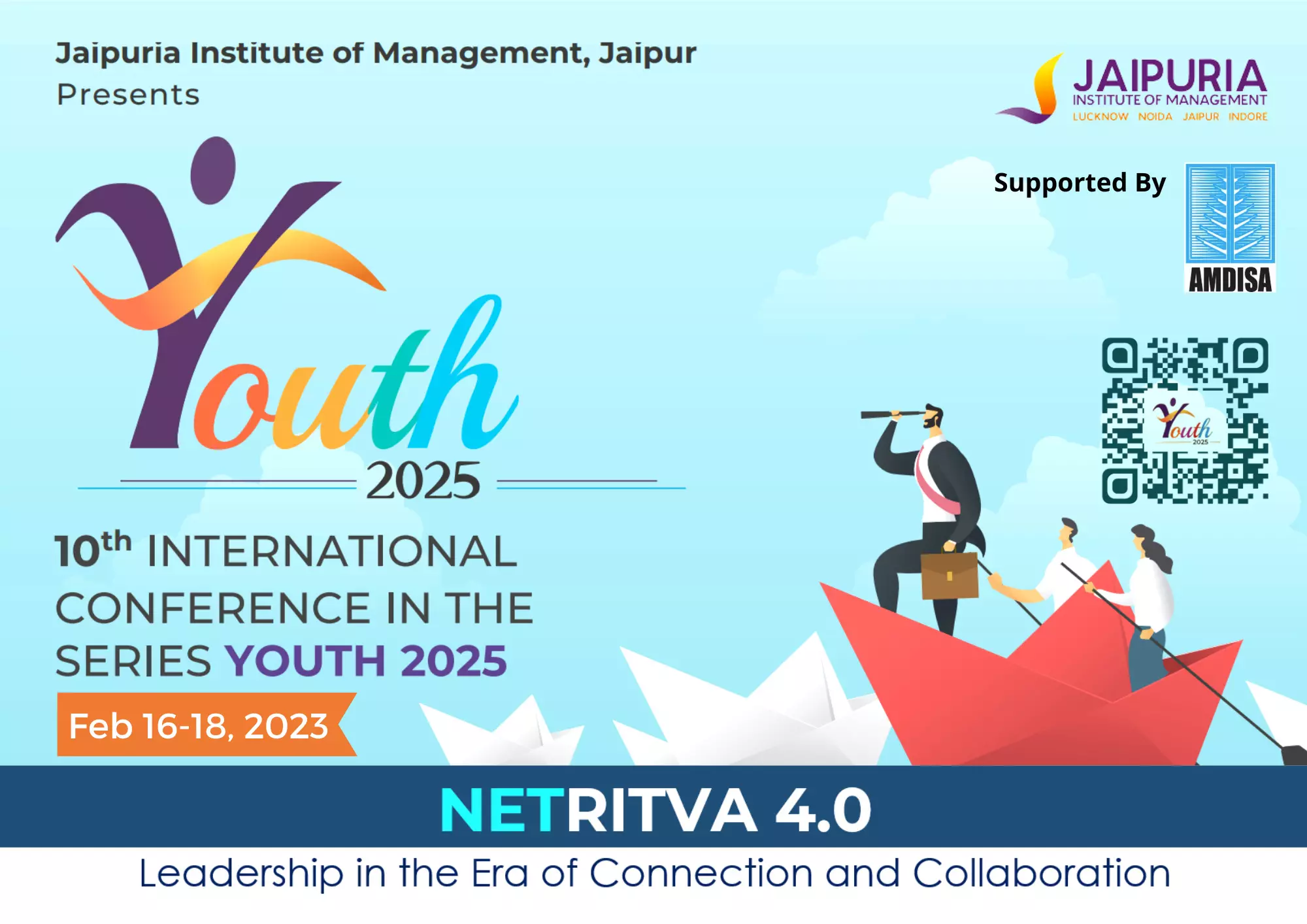 Call for Papers date extended: YOUTH 2025 on NETRITVA 4.0 : Leadership in the Era of Connection and Collaboration
