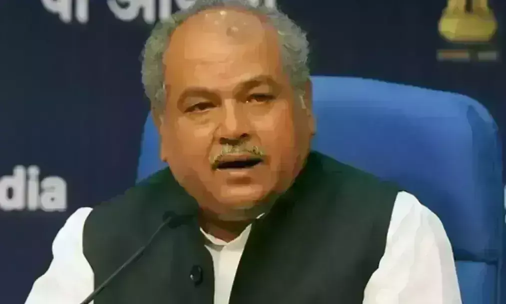 Agriculture Minister said that Congress is doing politics of lies on the issue of farmers.