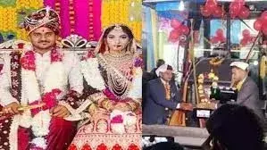 दूल्हे को शादी में दहेज मिला बुल्डोज़र......