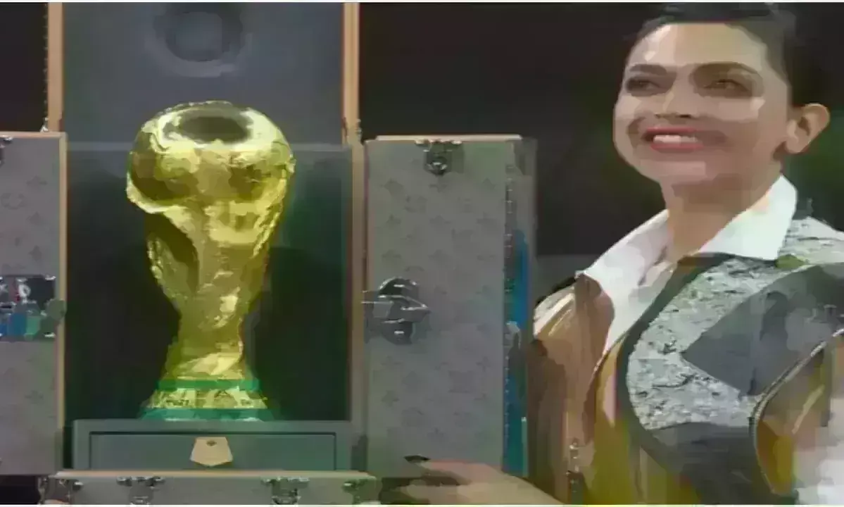 Deepika Padukone made the country proud and became the first Indian to launch the FIFA World Cup trophy