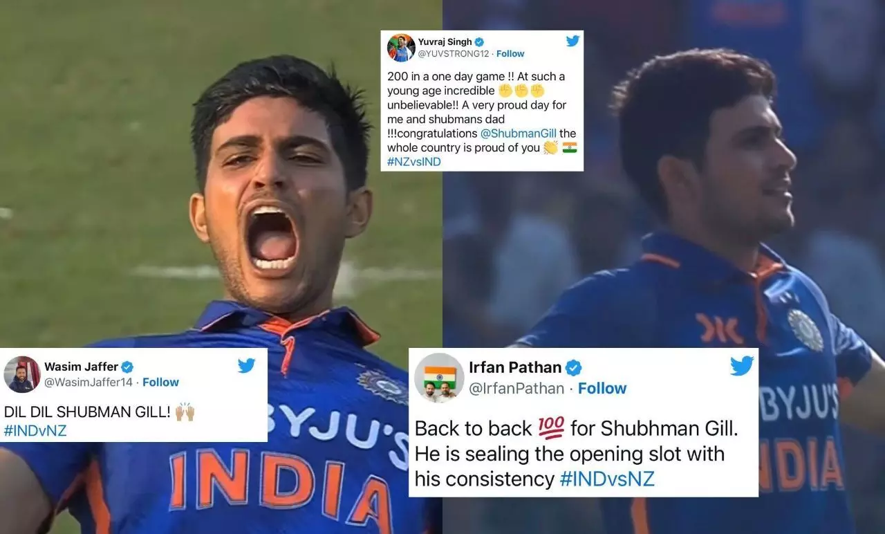 सबसे कम उम्र में दोहरा शतक लगाने वाले बल्लेबाज बने शुभमन गिल तोड़ा ईशान किशन का रिकार्ड सबसे कम उम्र में दोहरा शतक लगाने वाले बल्लेबाज बने शुभमन गिल तोड़ा ईशान किशन का रिकार्ड