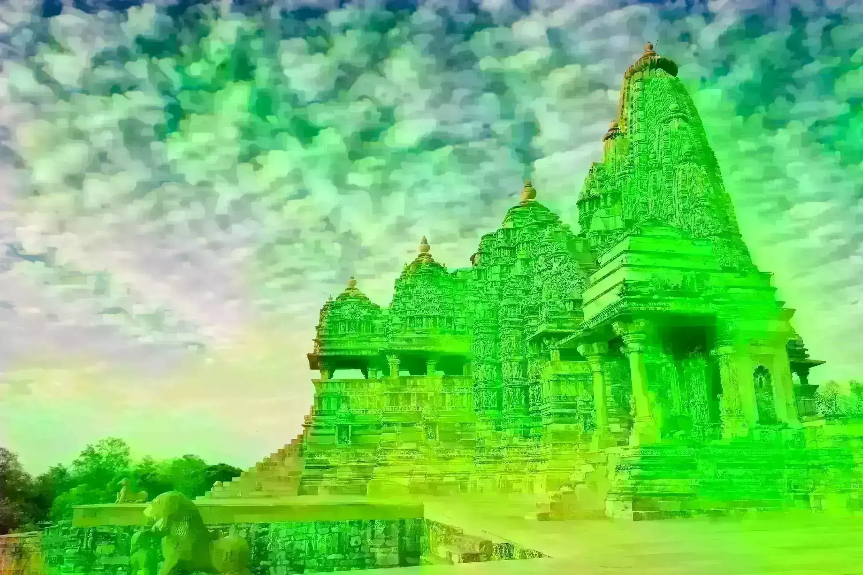 क्रमांक:-(४७)खजुराहो कलातीर्थ कलाकार का प्रेम :-