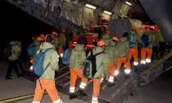 250 jawans, 129 tons of medical equipment transported in Operation Madad: NDRF removes two bodies from seven-storey house in Turkey, 7th flight departs 250 jawans, 129 tons of medical equipment transported in Operation Madad: NDRF removes two bodies from seven-storey house in Turkey, 7th flight departs