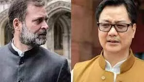 On the speech given in Cambridge, Kiren Rijiju called Rahul Gandhi Pappu, dangerous for the unity of the country On the speech given in Cambridge, Kiren Rijiju called Rahul Gandhi Pappu, dangerous for the unity of the country