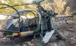 भारतीय सेना का चीता हेलिकाप्टर दुर्घटनाग्रस्त हो गया