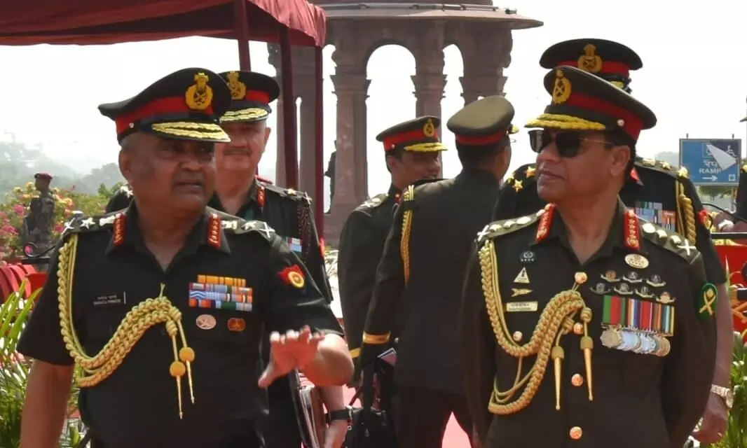 General SM Shafiuddin Ahmed, Chief of Army Staff, Bangladesh Army arrived on a three-day visit to India