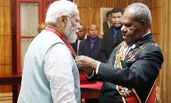 प्रधानमंत्री पापुआ न्यू गिनी के सर्वोच्च नागरिक सम्मान से सम्मानित प्रधानमंत्री पापुआ न्यू गिनी के सर्वोच्च नागरिक सम्मान से सम्मानित