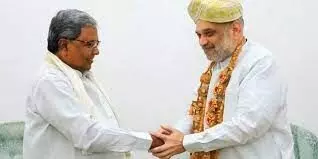 चावल आपूर्ति के मुद्दे पर कर्नाटक के मुख्यमंत्री ने अमित शाह से की मुलाकात