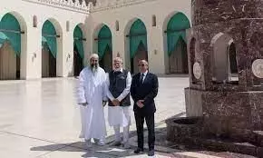 मोदी ने मिस्र की ऐतिहासिक 11वीं सदी की अल-हकीम मस्जिद का किया दौरा