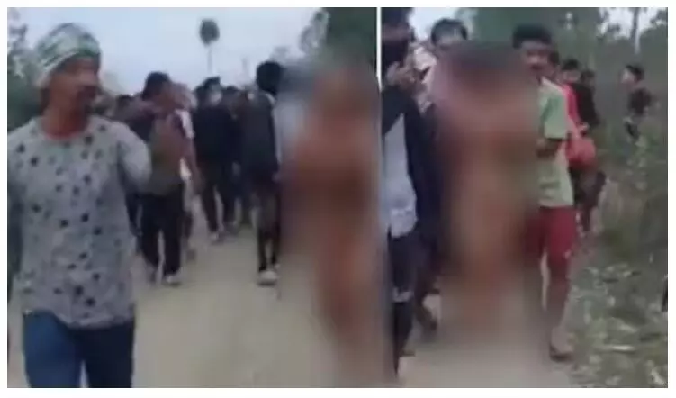 मणिपुर पुलिस ने दो आदिवासी महिलाओं को नग्न घुमाने के कथित मास्टरमाइंड को गिरफ्तार कर लिया है