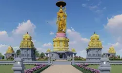 भगवान राम की 108 फीट की प्रतिमा का शिलान्यास