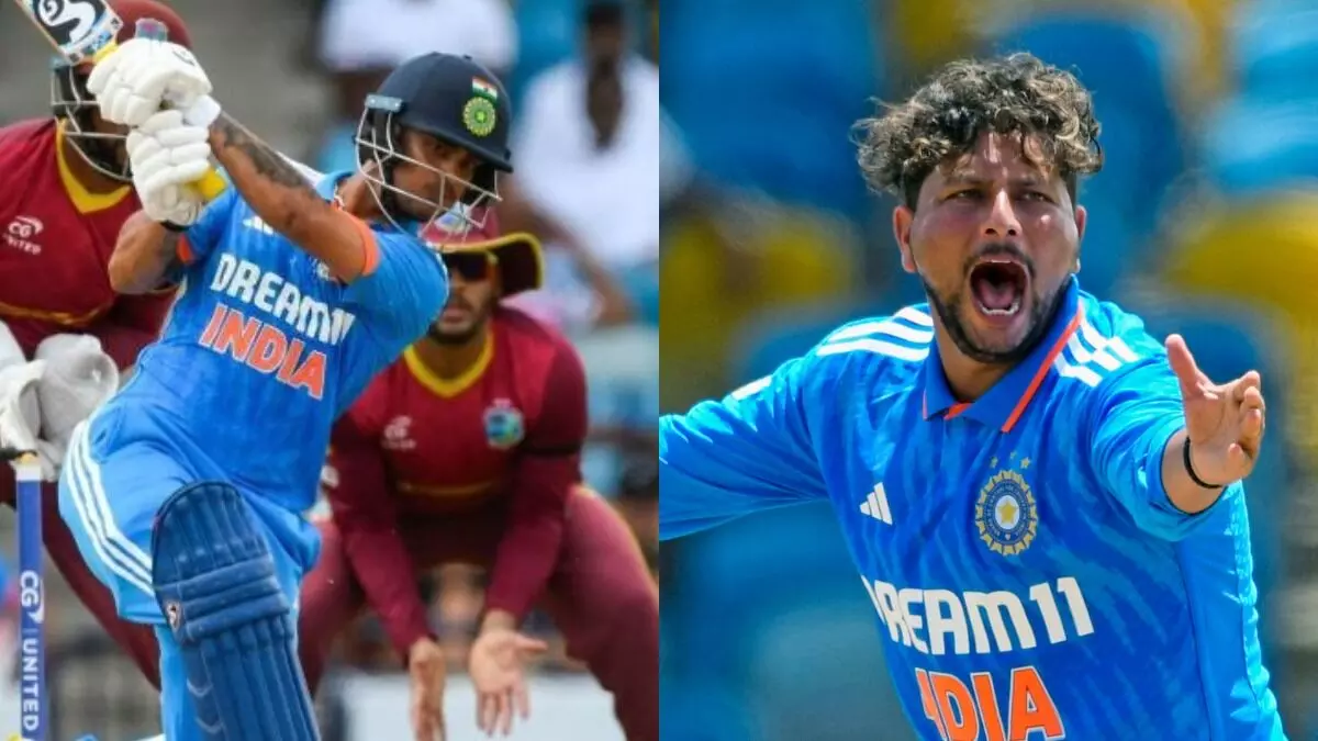 भारत ने पहले वनडे में वेस्टइंडीज को 5 विकेट से हराया, बनाए कई रिकॉर्ड भारत ने पहले वनडे में वेस्टइंडीज को 5 विकेट से हराया, बनाए कई रिकॉर्ड