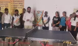 अवध विवि में राष्ट्रीय खेल दिवस पर टेबल टेनिस प्रतियोगिता का आयोजन