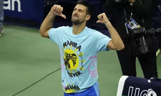 24वां ग्रैंड स्लैम खिताब जीतने के बाद जोकोविच ने कोबे ब्रायंट को श्रद्धांजलि दी