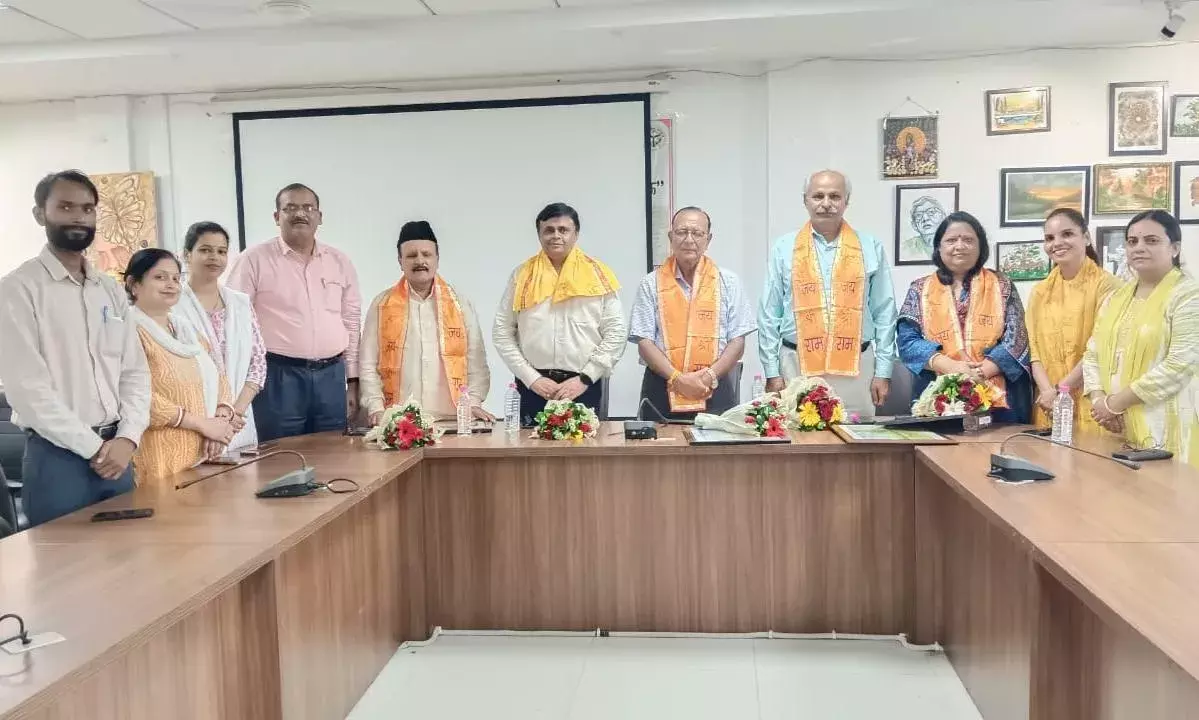 श्रीराम मंदिर निर्माण में वास्तु एवं मूर्ति कला का अनूठा संगमः पूर्व कुलपति प्रो0 मित्तल