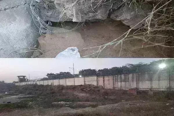 एयरफोर्स के हिंडन एयरबेस की सुरक्षा में सेंध, बाउंड्री के पास खोदी गई चार फुट गहरी सुरंग एयरफोर्स के हिंडन एयरबेस की सुरक्षा में सेंध, बाउंड्री के पास खोदी गई चार फुट गहरी सुरंग