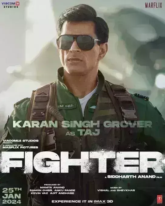 फाइटर से करण सिंह ग्रोवर की पहली झलक आई सामने फाइटर से करण सिंह ग्रोवर की पहली झलक आई सामने